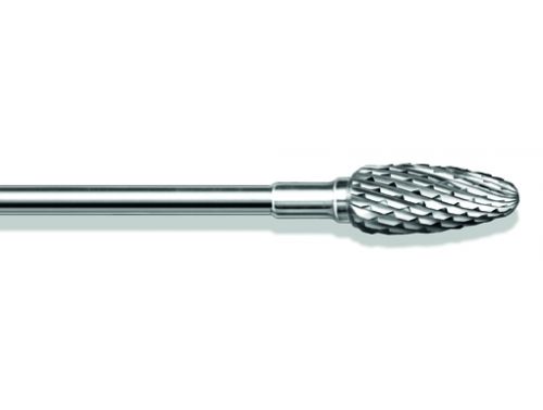 BUSCH CARBIDE MILLS MEDIUM X-TOOTHING / 6.0MM / FLAME SHAPE / EACH