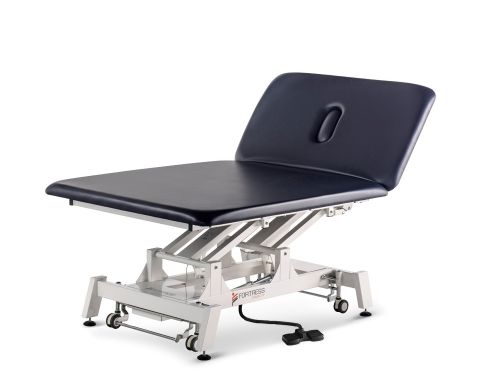 FORTRESS STABILITY BOBATH NEUROLOGICAL 2-SECTION 1.2M / WHITE FRAME / NAVY UPHOLSTERY