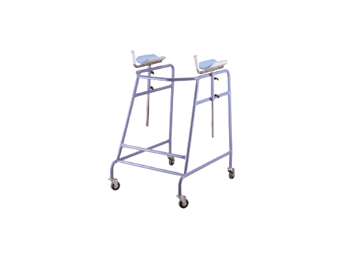 TUTOR BARIATRIC FOREARM WALKER WITH FOUR WHEELS