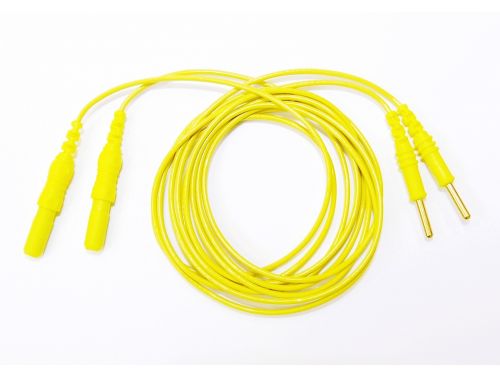 ELECTRODE CABLES / YELLOW / 1 PAIR