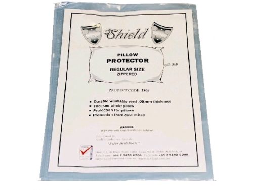 PILLOW HYGIENE PROTECTOR VINYL / RESUABLE / INDIVIDUAL
