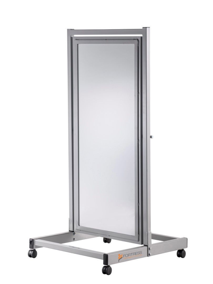 FORTRESS STEEL MOBILE POSTURE MIRROR / SWINGING FRAME photo