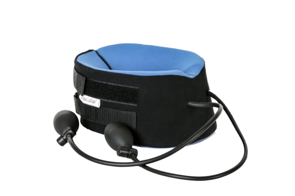 TRACCOLLAR INFLATABLE NECK TRACTION DEVICE / MED-LRG / BLUE photo