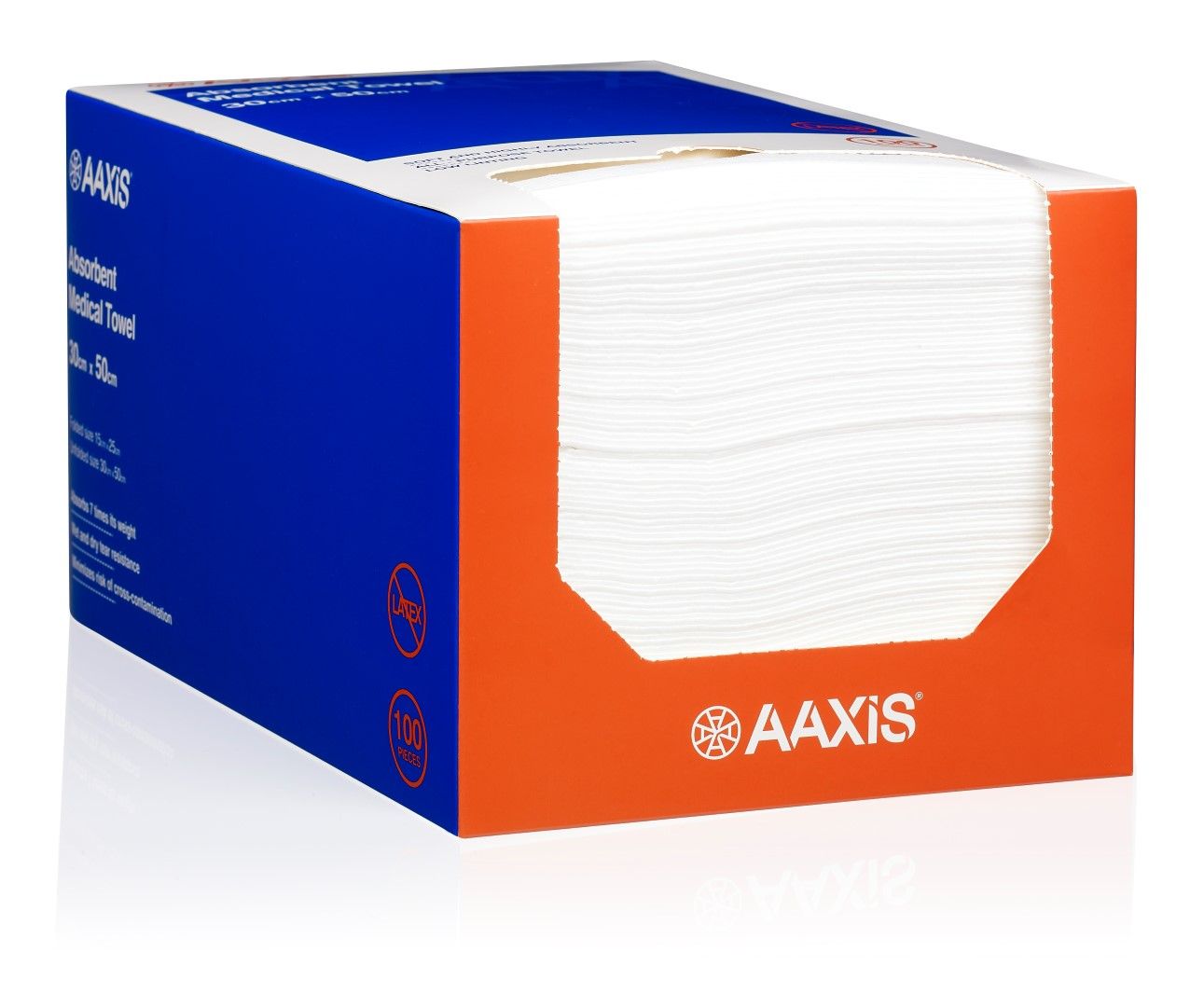 ABSORBENT MEDICAL TOWEL / SMALL / 35CM X 30CM / BOX OF 100 photo