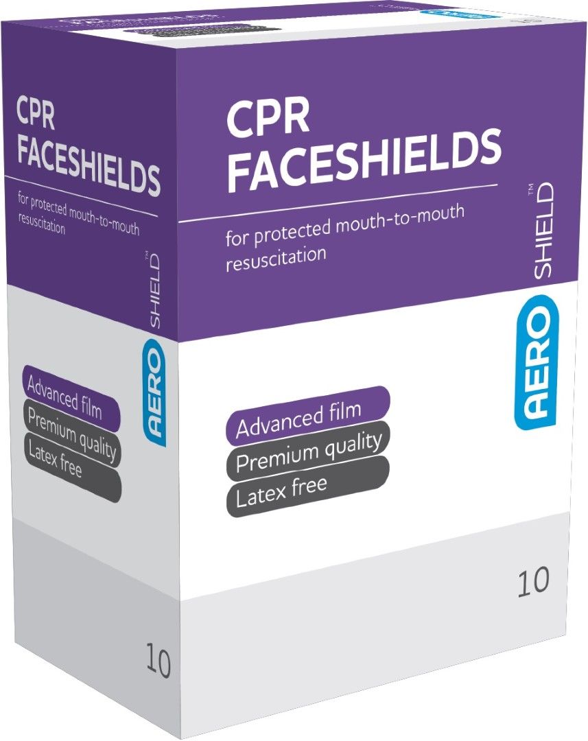 AEROSHIELD DISPOSABLE FACE SHIELD / BOX OF 10 photo