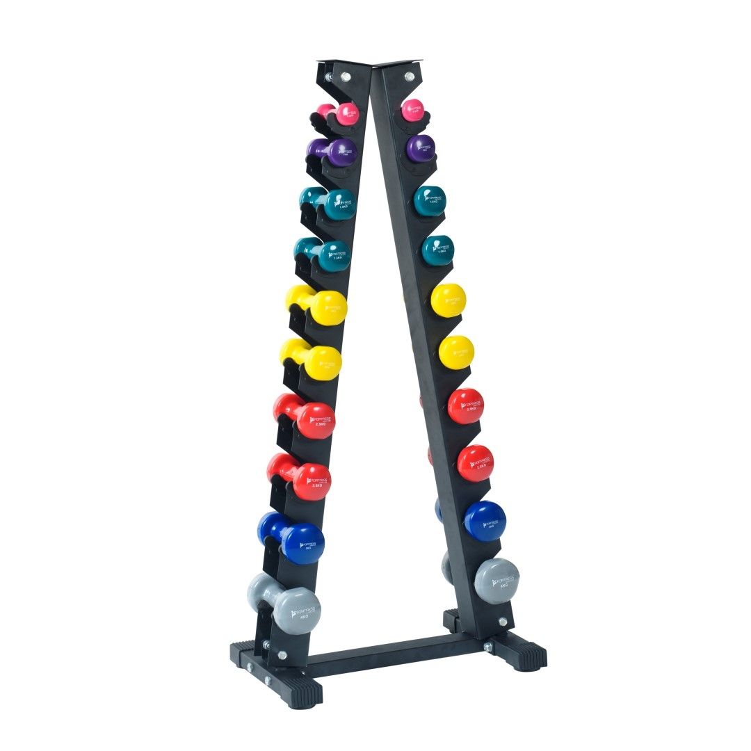 FORTRESS A-FRAME DUMBBELL SUPPORT RACK photo