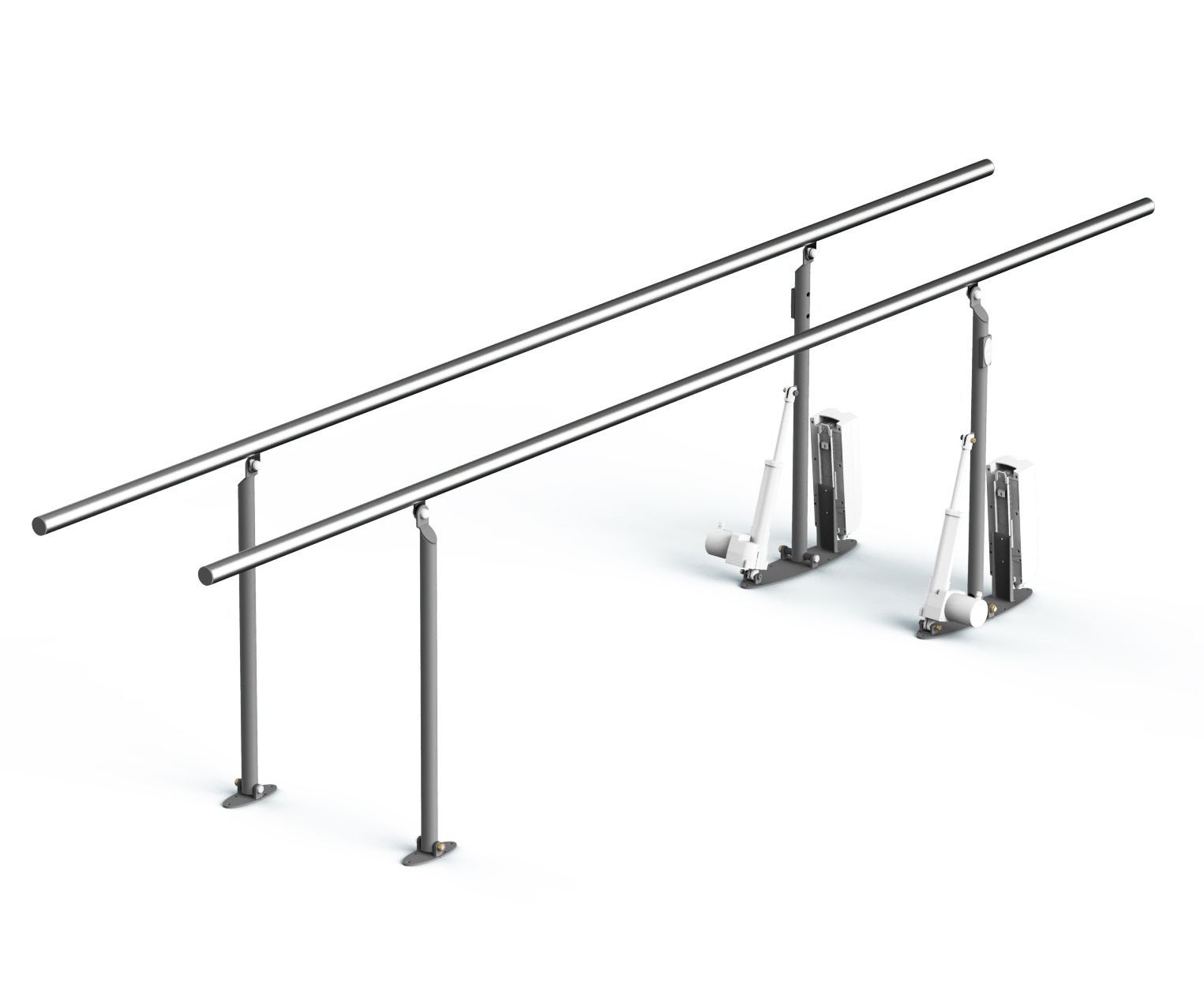 FORTRESS SLIMLINE ELECTRIC HI-LO PARALLEL BARS photo
