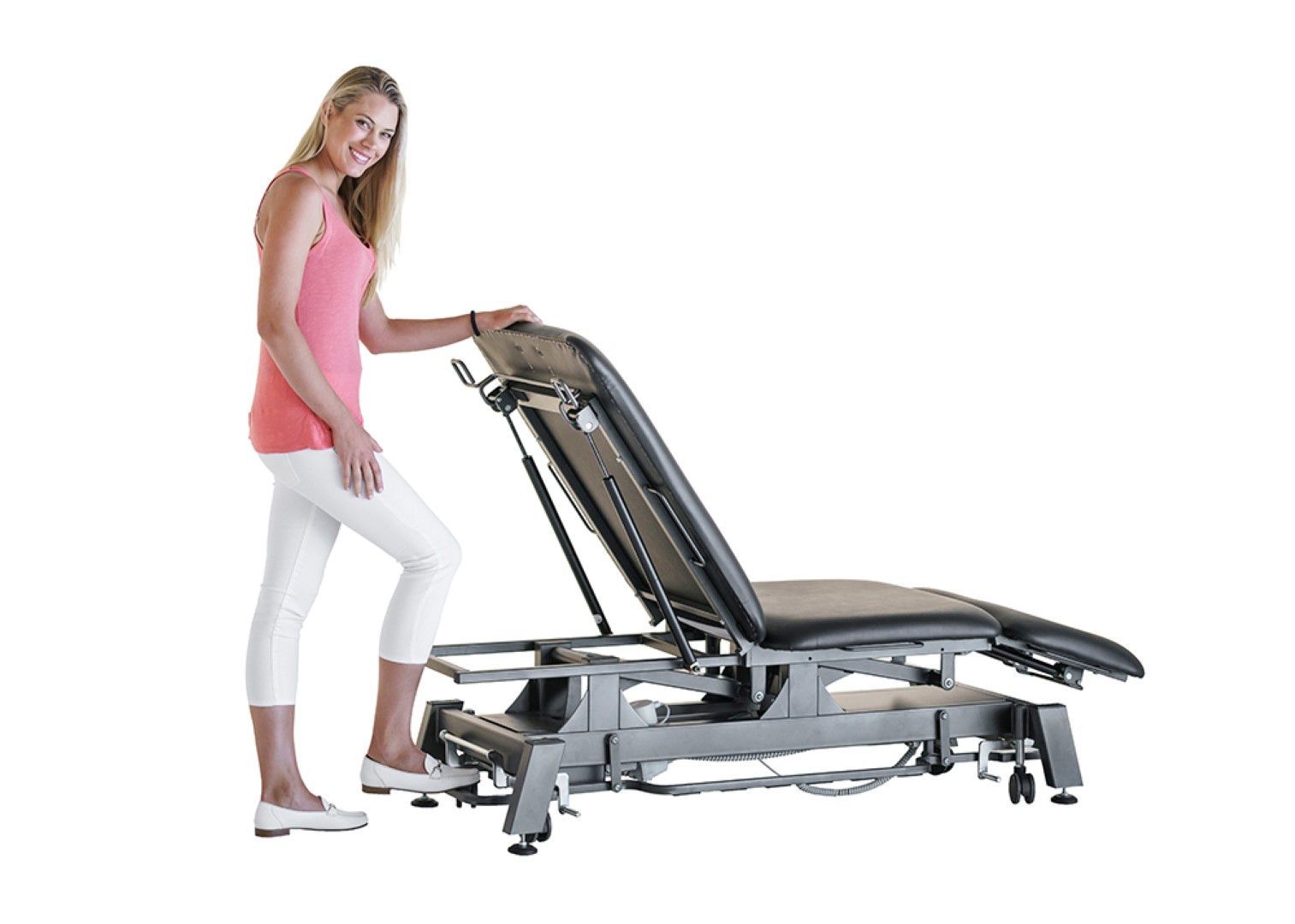 FORTRESS STABILITY 3-SECTION SHORTHEAD / BLACK FRAME / BLACK UPHOLSTERY / 360 DEGREE OPERATION-O photo