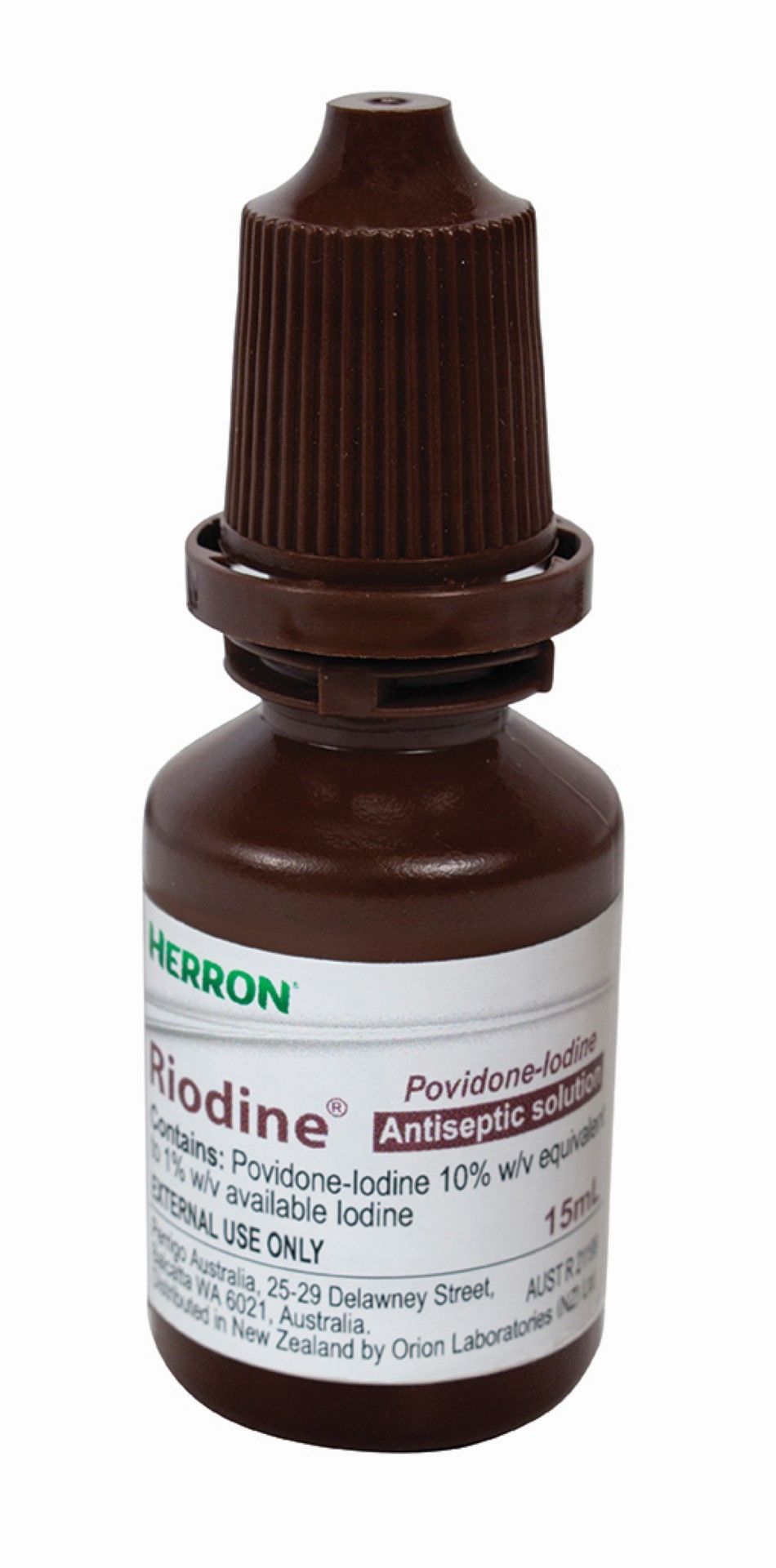 POVIDONE IODINE LIQUID SOLUTIONS / 15ml DROPPER BOTTLES photo