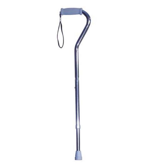 SWAN ADJUSTABLE WALKING STICK - GREY ALUMINIUM photo