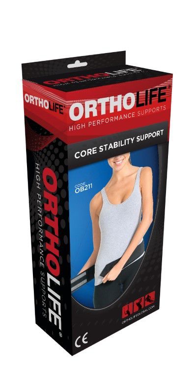 ORTHOLIFE CORE STABILITY SUPPORT / BLACK photo