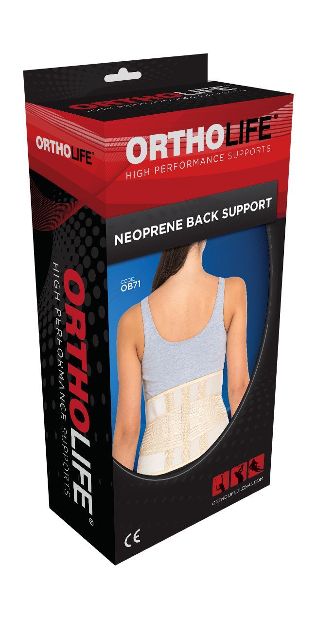 ORTHOLIFE NEOPRENE BACK SUPPORT photo