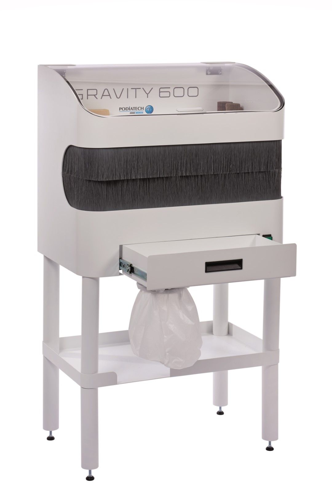 PULIDORA GRAVITY 601 POLISHER COMPLETE WITH SHELF AND 2 SETS OF LEGS photo