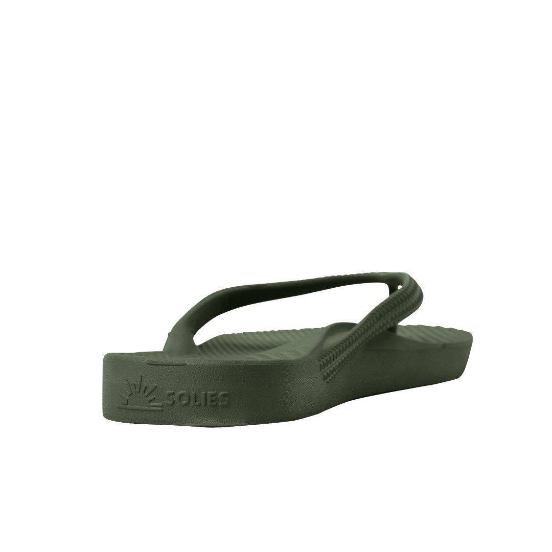 SOLIES ORIGINAL ARCH SUPPORT THONGS / JUNGLE GREEN photo