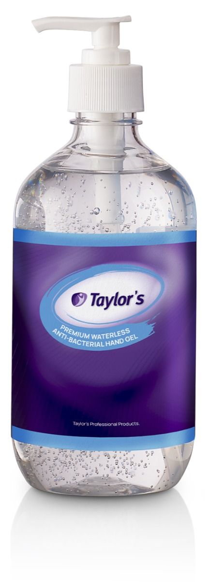 TAYLOR'S WATERLESS ANTIBACTERIAL HAND GEL / 500ML PUMP BOTTLE photo