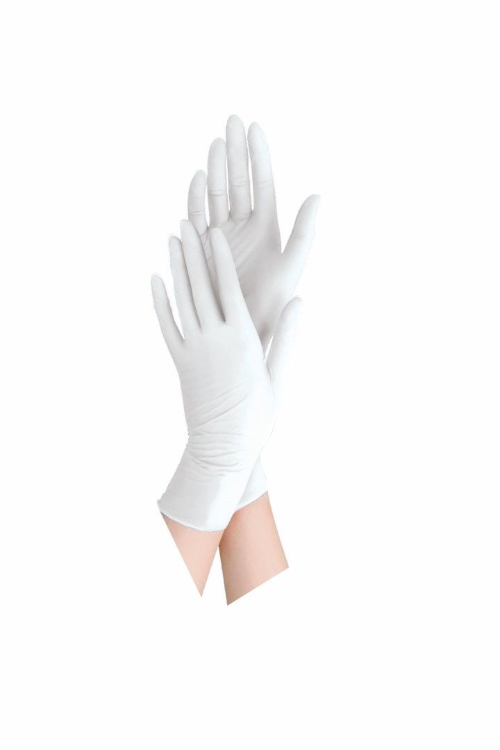 LINCON PREMIUM LATEX GLOVES / POWDER FREE / BOX OF 100 photo