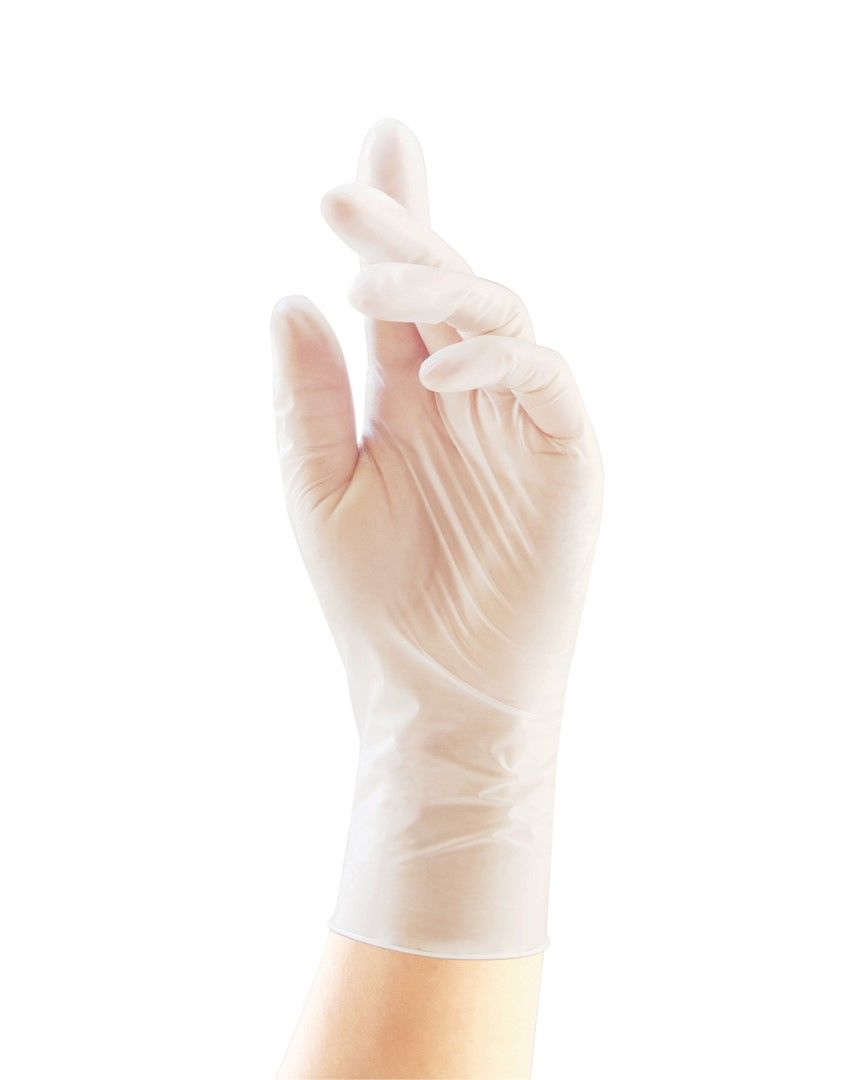  TAYLORS PREMIUM VINYL GLOVES / POWDER FREE / BOX OF 100 photo