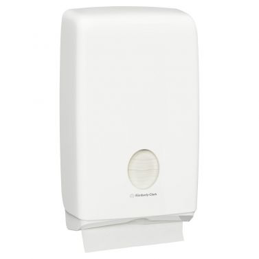 KIMBERLY-CLARK AQUARIUS COMPACT TOWEL DISPENSERS / WHITE / 38 H X 23.9 W X 8.1D CM