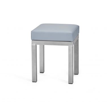 SQUARE PADDED PODIATRY STOOL / GREY