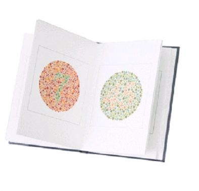 ISHIHARA COLOUR BLINDSNESS BOOK / 38 PLATE BOOK
