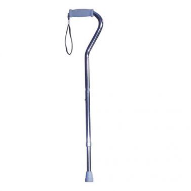 SWAN ADJUSTABLE WALKING STICK - GREY ALUMINIUM