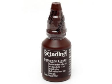 BETADINE ANTISEPTIC LIQUID / 15mL