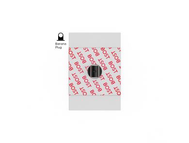 BOST RED SENSOR ECG MONITORING ELECTRODES WITH BANANA CONNECTOR / POUCH OF 50