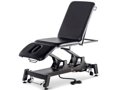 FORTRESS STABILITY 3-SECTION SHORTHEAD / BLACK FRAME / BLACK UPHOLSTERY-