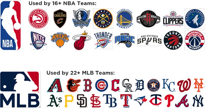 athlete logos mobile top